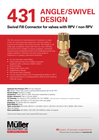 431 Angle swivel fill connector 1