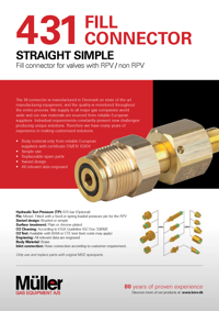 431 Fill Connector Müller Gas Equipment 1